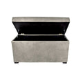 MJL Furniture Angela 8-Button Tufted Storage Bench with Trunk