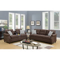 Two-Piece Sofa Set Featuring Decorative Accent Pillows