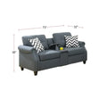 Two-Piece Sofa Set Featuring Decorative Accent Pillows