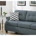 Two-Piece Sofa Set Featuring Decorative Accent Pillows