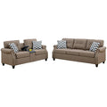 Two-Piece Sofa Set Featuring Decorative Accent Pillows