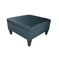 MJL Furniture Manhattan Allure Upholstered Cocktail Ottoman Table with Storage