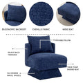 360-Degree Swivel Chenille Upholstered Accent Chairs for Living Room and Bedroom