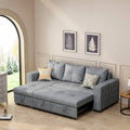 Cozy Classic L-Shaped Pull-Out Sleeper Sectional Sofa