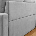 Cozy Classic L-Shaped Pull-Out Sleeper Sectional Sofa
