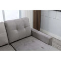 Cozy Classic L-Shaped Pull-Out Sleeper Sectional Sofa