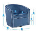 Greyson Living Kenton Barrel Swivel Chair