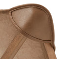 Cantu Authentic Top Grain Leather Tripolina Sling Chair by iNSPIRE Q Modern