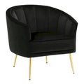 Randolf Velvet Accent Chair in Silver Orchid