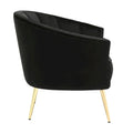 Randolf Velvet Accent Chair in Silver Orchid
