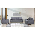 Harrad Mid-Century Modern 3-Piece Tufted Living Room Set