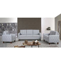 Harrad Mid-Century Modern 3-Piece Tufted Living Room Set