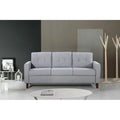 Harrad Mid-Century Modern 3-Piece Tufted Living Room Set