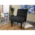 MJL Furniture Obsession Brownstone Button-Tufted Accent Chair (AS IS)