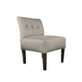 MJL Furniture Obsession Brownstone Button-Tufted Accent Chair (AS IS)