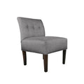 MJL Furniture Obsession Brownstone Button-Tufted Accent Chair (AS IS)