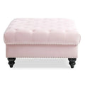 Luxurious Nola Velvet Tufted Extra-Large Ottoman