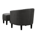 Convenience Concepts Roosevelt Accent Chair with Ottoman - Stylish Seating Solution