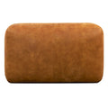 Poly & Bark Denver Leather Ottoman - Authentic Full Grain Italian Leather