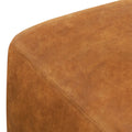 Poly & Bark Denver Leather Ottoman - Authentic Full Grain Italian Leather