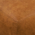 Poly & Bark Denver Leather Ottoman - Authentic Full Grain Italian Leather