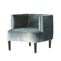 Roundhill Furniture Isla Chenille Oversized Barrel Accent Chair with Armrests for Living Room