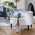 Roundhill Furniture Isla Chenille Oversized Barrel Accent Chair with Armrests for Living Room