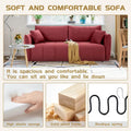 Mid-Century Modern 3-Seat Sofa – Perfect for Living Rooms, Apartments, Lounges, and Bedrooms