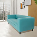 Mid-Century Modern 3-Seater Sofa by Coast to Coast Sofas - Upholstered Faux Leather with Solid Wood Frame