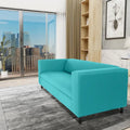 Mid-Century Modern 3-Seater Sofa by Coast to Coast Sofas - Upholstered Faux Leather with Solid Wood Frame