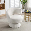 360-Degree Swivel Cuddle Barrel Accent Chairs with Plush Upholstery