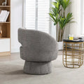 360-Degree Swivel Cuddle Barrel Accent Chairs with Plush Upholstery