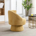 360-Degree Swivel Cuddle Barrel Accent Chairs with Plush Upholstery