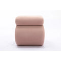 Contemporary S-Shape Ottoman Makeup Stool and Footrest for Living Room and Bedroom