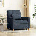 AECOJOY 3-in-1 Convertible Sleeper Sofa Chair with Pillow and Adjustable Backrest