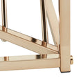 Hannah Square End Tables with Metal and Glass Top by iNSPIRE Q Bold