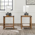 Set of 2 Middlebrook Kujawa 18-Inch X-Side Accent Tables