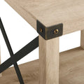 Set of 2 Middlebrook Kujawa 18-Inch X-Side Accent Tables
