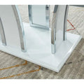 Furniture of America del Rio Contemporary Glass Top 2-Piece Accent Table Set