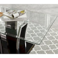 Furniture of America del Rio Contemporary Glass Top 2-Piece Accent Table Set