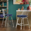 iNSPIRE Q Bold Lennox Velvet Counter Height Stools - Set of 2