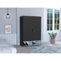 FM Furniture Rose Double Wardrobe with Hanging Rod