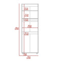 FM Furniture Rose Double Wardrobe with Hanging Rod