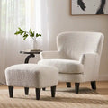 Christopher Knight Home Hartshorn Upholstered Club Chair and Ottoman Duo