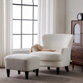 Christopher Knight Home Hartshorn Upholstered Club Chair and Ottoman Duo