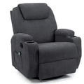 Homall Swivel Fabric Massage Recliner Chair for Living Room