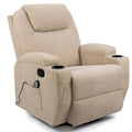 Homall Swivel Fabric Massage Recliner Chair for Living Room