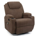 Homall Swivel Fabric Massage Recliner Chair for Living Room