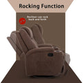 Homall Swivel Fabric Massage Recliner Chair for Living Room