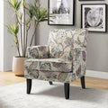 Akorda French Country Armchair with Nailhead Detailing and Sturdy Solid Wood Legs by HULALA HOME